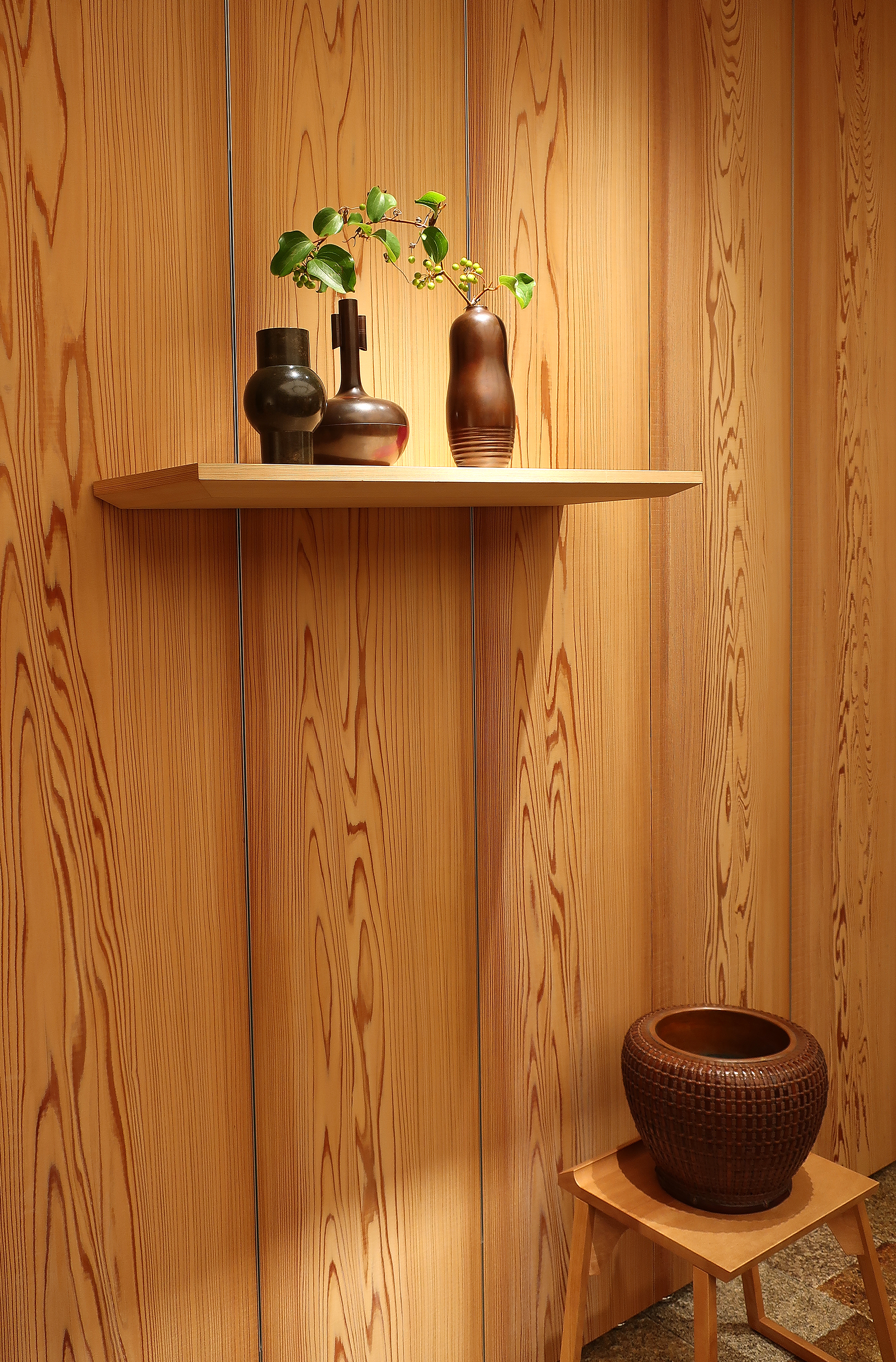 銀座和光本店アーツアンドカルチャー「竹籠 炻器 銅器 香　Various Bamboo Masterworks, Modern Crafts and Fragrance」