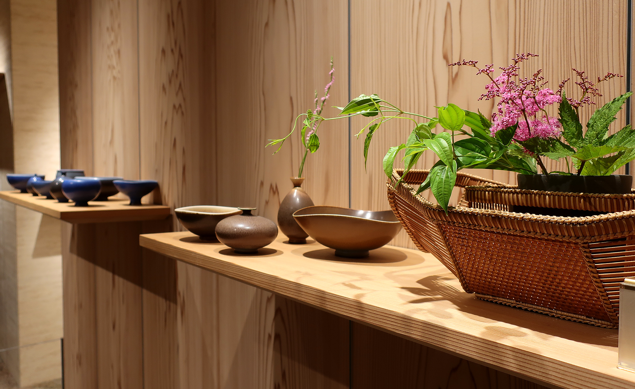 銀座和光本店アーツアンドカルチャー「竹籠 炻器 銅器 香　Various Bamboo Masterworks, Modern Crafts and Fragrance」